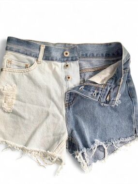 Vintage Reworked Two-tone Shorts